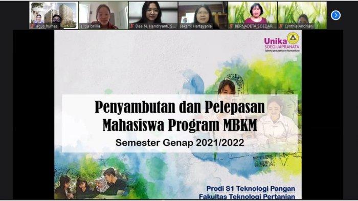 FTP Unika Soegijapranata Sambut dan Lepas Mahasiswa Peserta Program Merdeka Belajar Kampus Merdeka  UNIKA